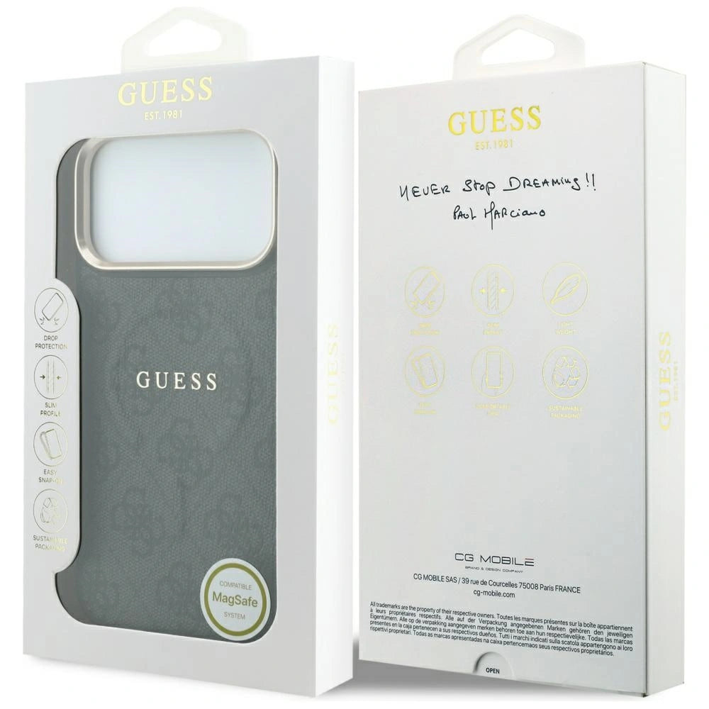Etui Guess Embossed 4G Classic na iPhone 17 Pro Max / 18 Pro Max - czarne – zdjęcie 8