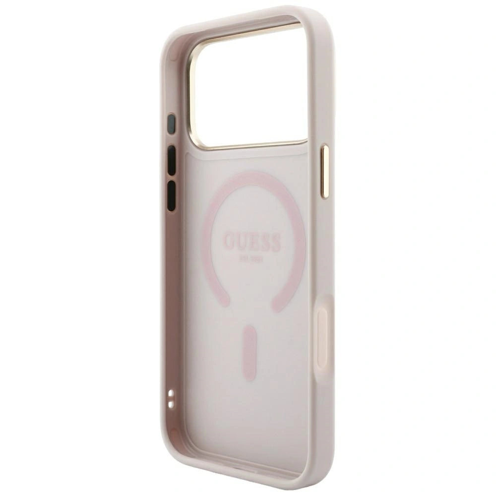 Etui Guess Embossed 4G Classic na iPhone 17 Pro Max / 18 Pro Max - różowe – zdjęcie 7
