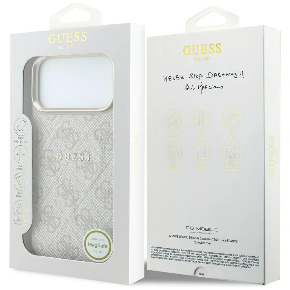 Etui Guess Embossed 4G Classic na iPhone 17 Pro Max / 18 Pro Max - różowe – zdjęcie 8