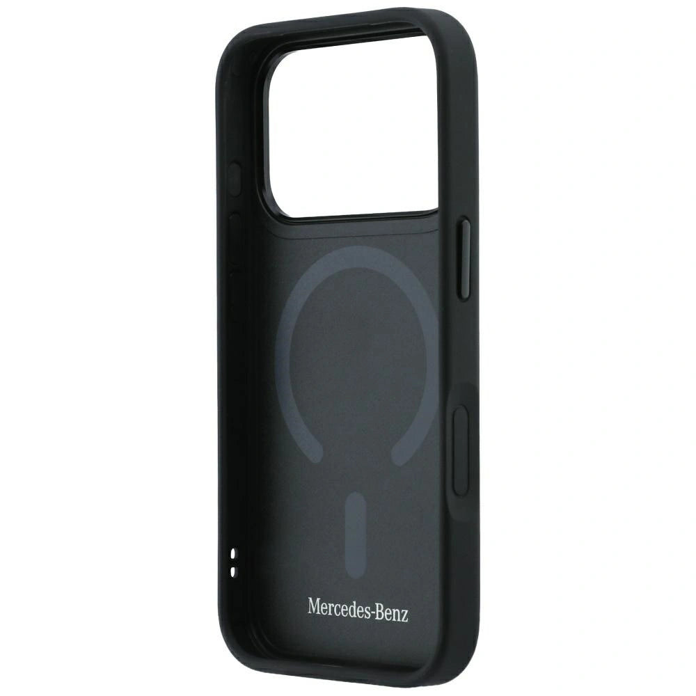 Etui Mercedes Leather Crossed Lines na iPhone 17 Pro / 18 Pro - czarne – zdjęcie 7