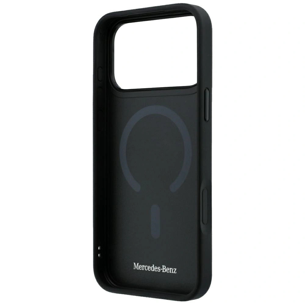Etui Mercedes Leather Crossed na iPhone 17 Pro Max / 18 Pro Max - czarne – zdjęcie 7