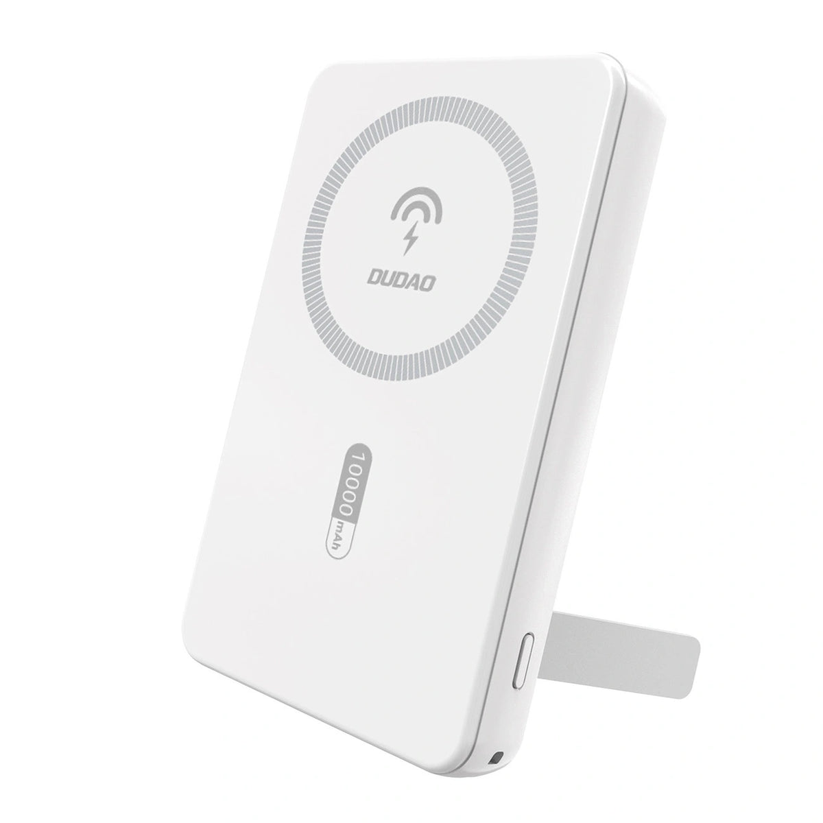 Powerbank magnetyczny Dudao K14S+ 10000mAh 22.5W USB-A + USB-C - biały