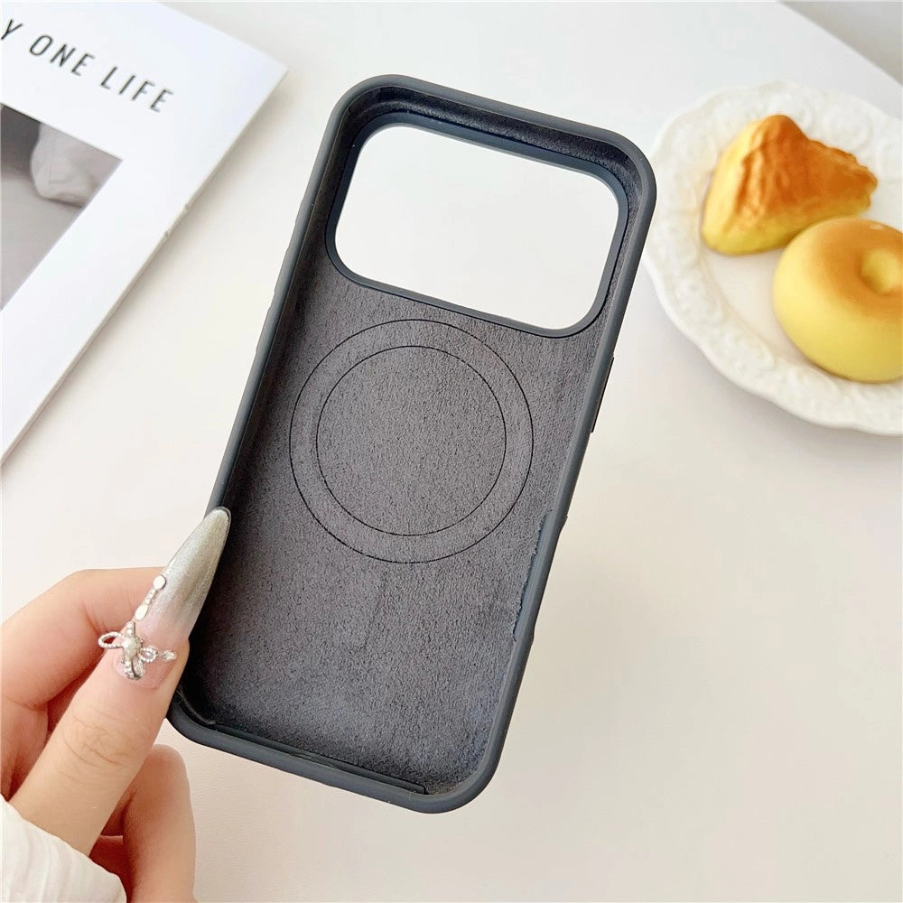 For iPhone 18 Pro / 17 Pro Magnetic Case Liquid Silicone Anti-Drop - White – zdjęcie 3
