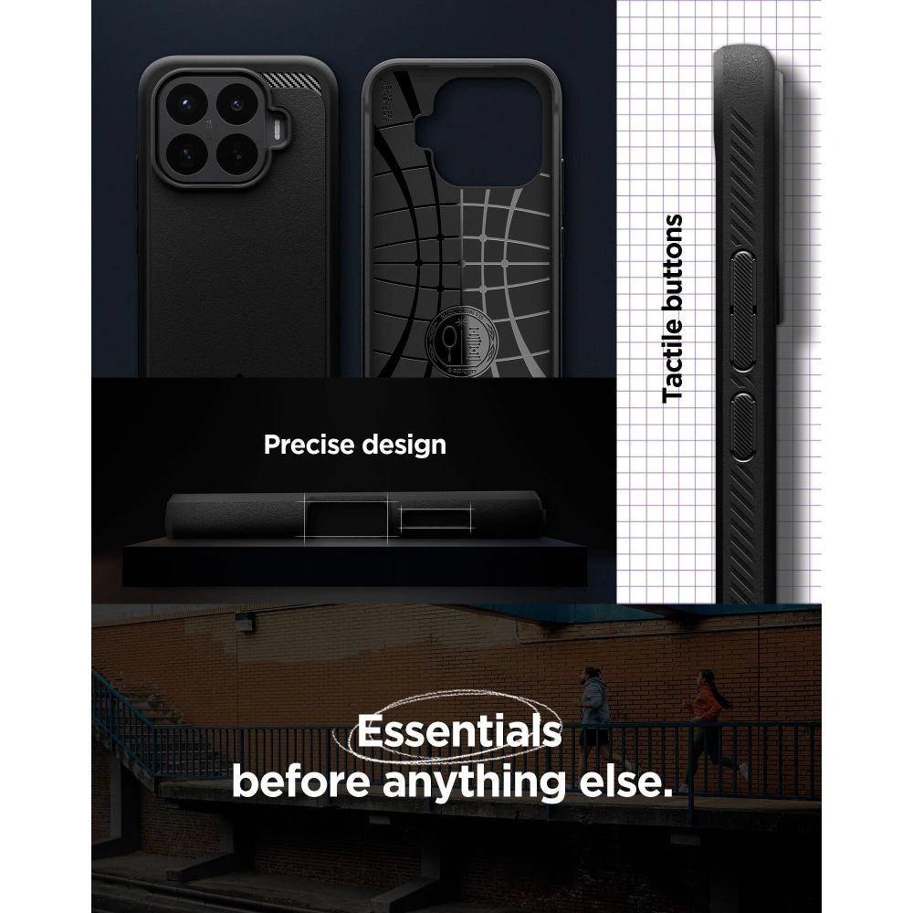 Etui Spigen Rugged Armor na Xiaomi 17T Pro - czarne matowe – zdjęcie 11