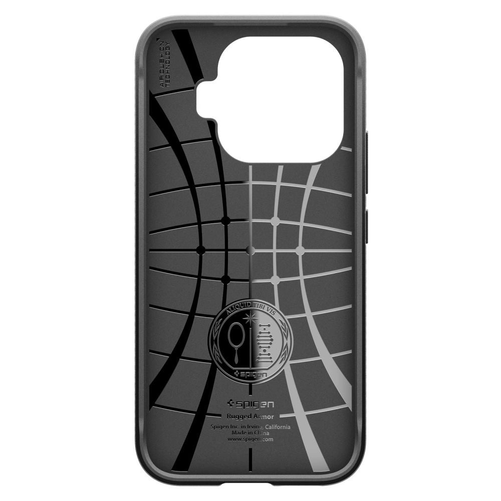 Etui Spigen Rugged Armor na Xiaomi 17T Pro - czarne matowe – zdjęcie 3