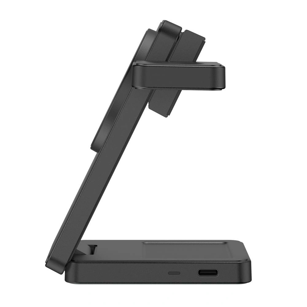 Ładowarka bezprzewodowa Tech-Protect A56 3in1 MagSafe + kabel - czarna – zdjęcie 3
