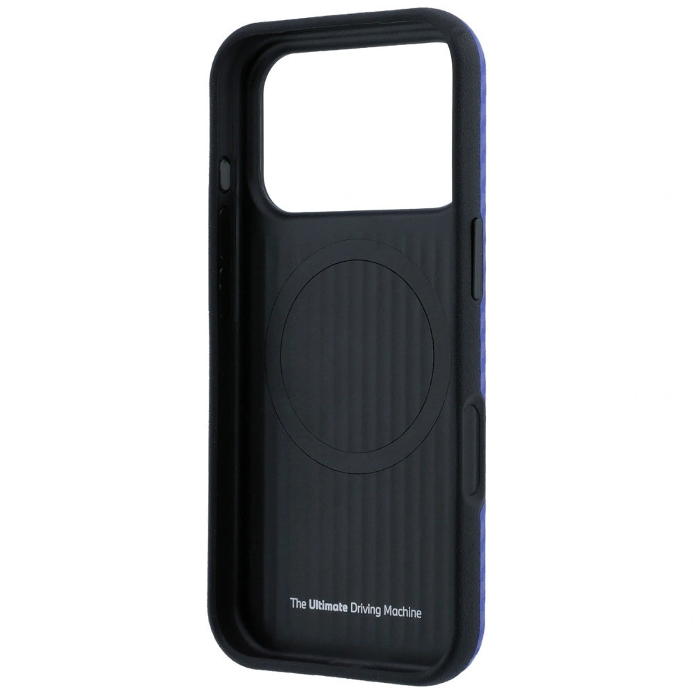 Etui BMW M Carbon Printed Ring na iPhone 17 Pro / 18 Pro - niebieskie – zdjęcie 7