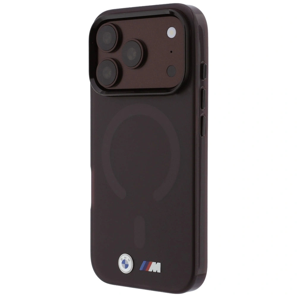 Etui BMW M IML Frosted Metal na iPhone 17 Pro Max / 18 Pro Max - bordowe – zdjęcie 2
