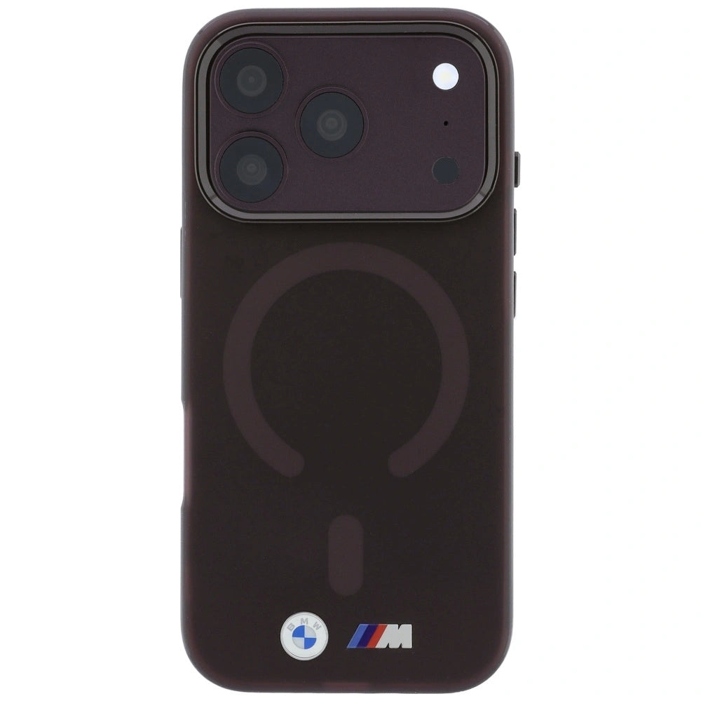 Etui BMW M IML Frosted Metal na iPhone 17 Pro Max / 18 Pro Max - bordowe – zdjęcie 3