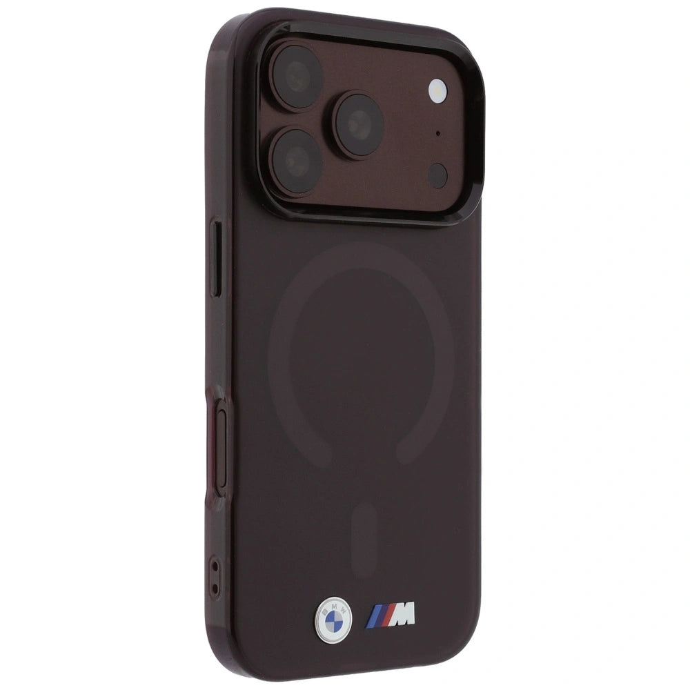 Etui BMW M IML Frosted Metal na iPhone 17 Pro Max / 18 Pro Max - bordowe – zdjęcie 4