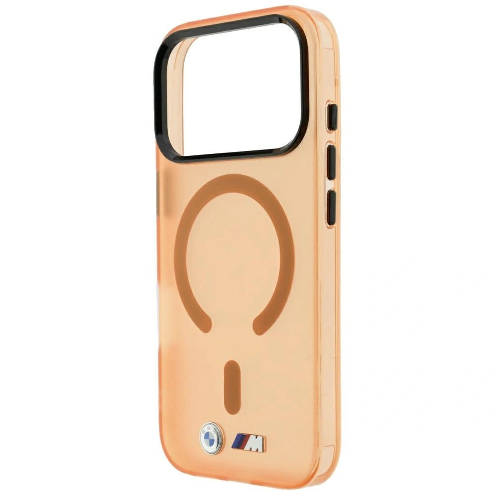 Etui BMW M IML Frosted na iPhone 17 Pro Max / 18 Pro Max - pomarańczowe – zdjęcie 6