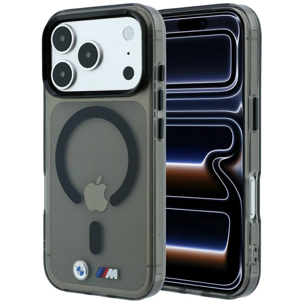 Etui BMW M IML Glossy Metal Logo & na iPhone 17 Pro / 18 Pro - czarne
