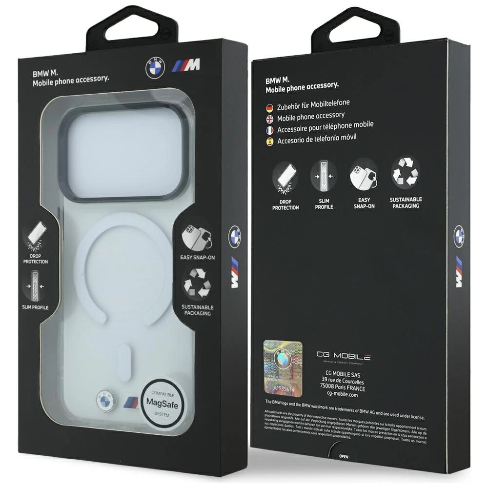 Etui BMW M IML Glossy Metal Logo na iPhone 17 Pro / 18 Pro - przezroczyste – zdjęcie 8
