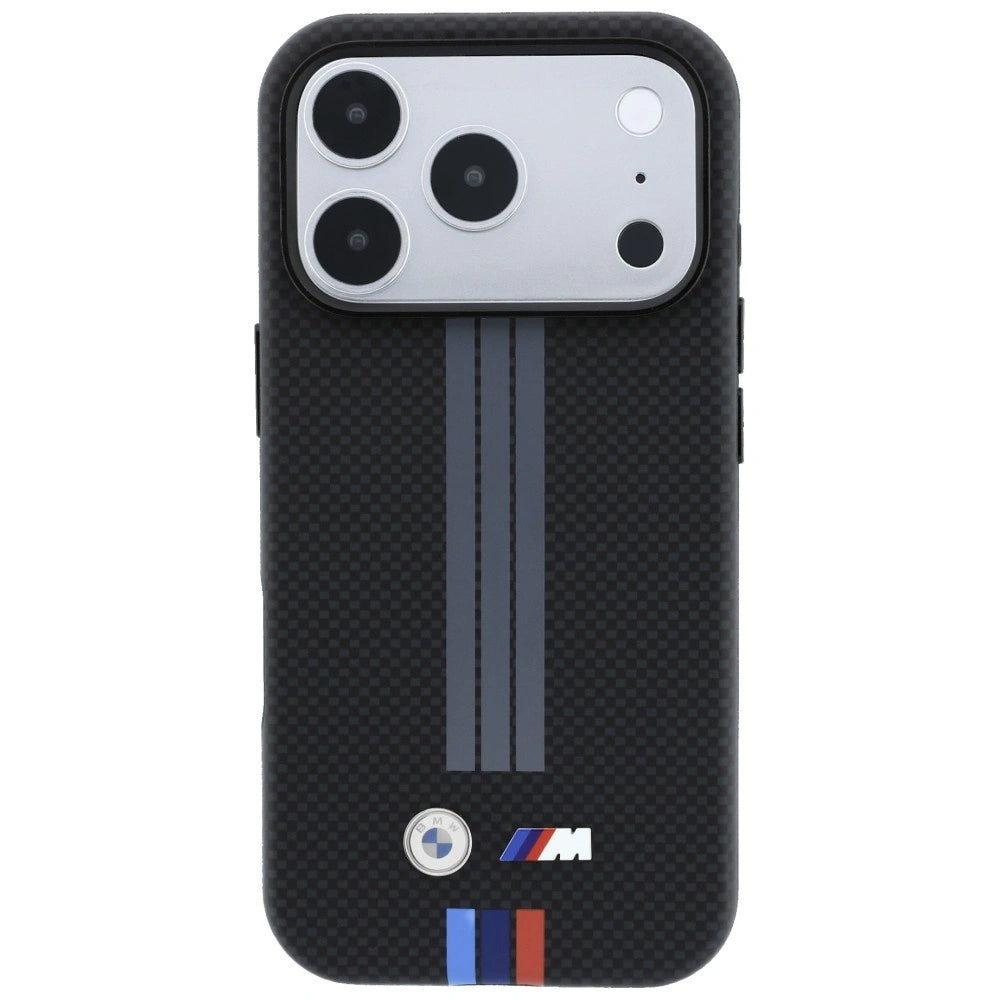 Etui BMW M Quadrille Kevlar Anthracite na iPhone 17 Pro / 18 Pro - czarne – zdjęcie 3