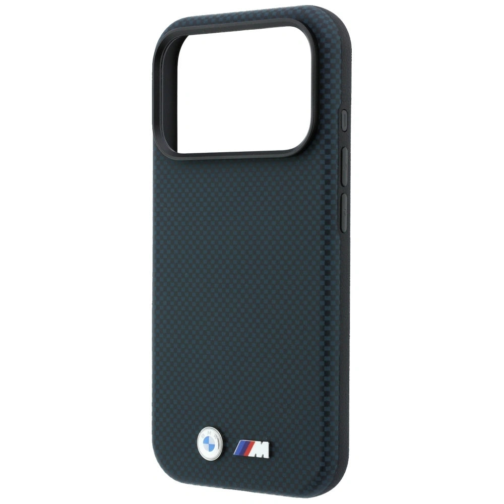 Etui BMW M Quadrille Kevlar Metal na iPhone 17 Pro / 18 Pro - granatowe – zdjęcie 6