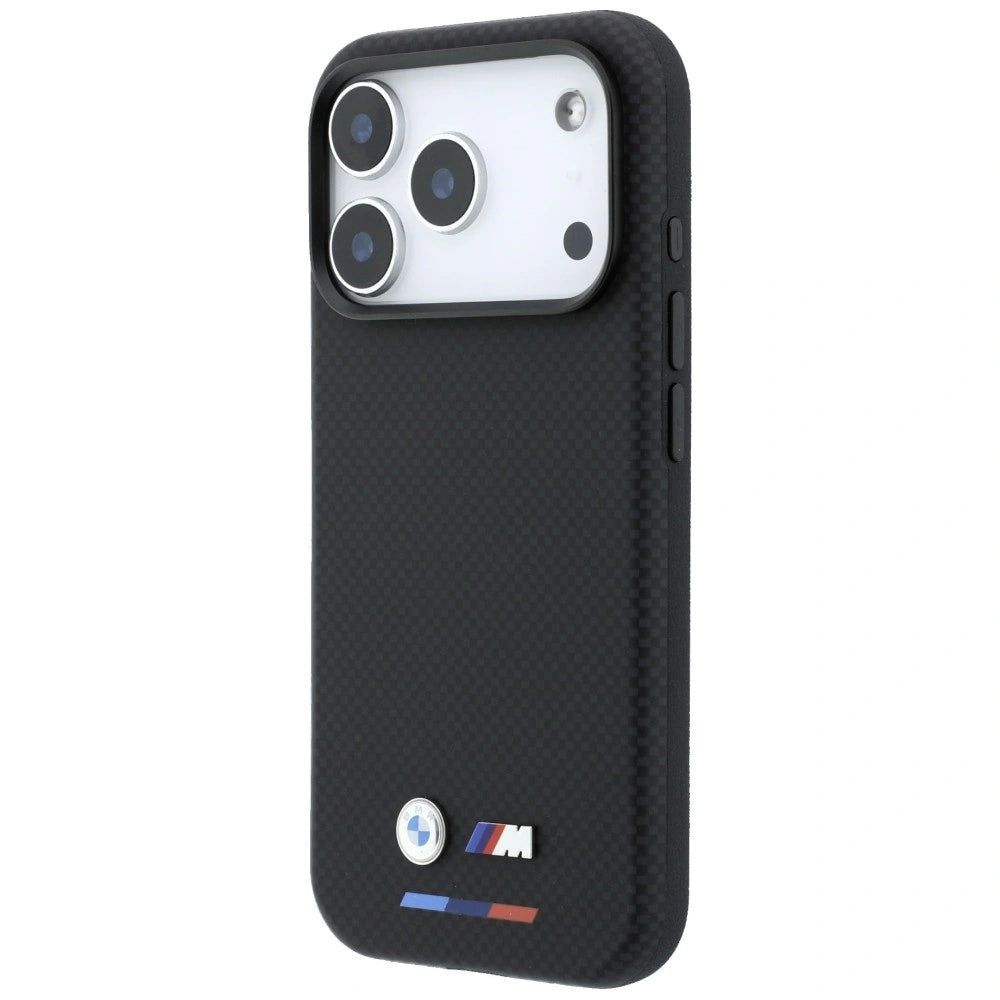 Etui BMW M Quadrille Kevlar Tricolor & na iPhone 17 Pro / 18 Pro - czarne – zdjęcie 2