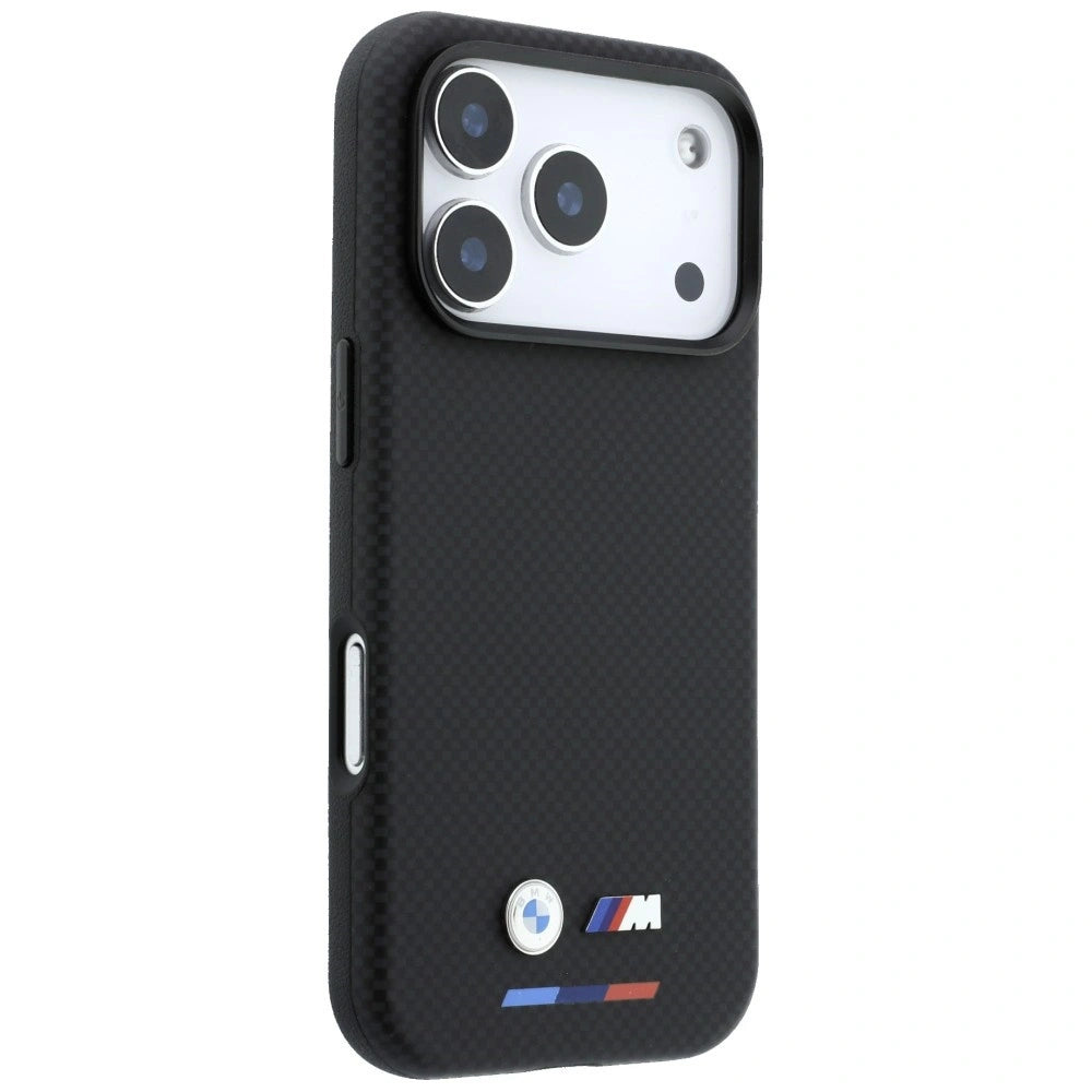Etui BMW M Quadrille Kevlar Tricolor & na iPhone 17 Pro / 18 Pro - czarne – zdjęcie 4