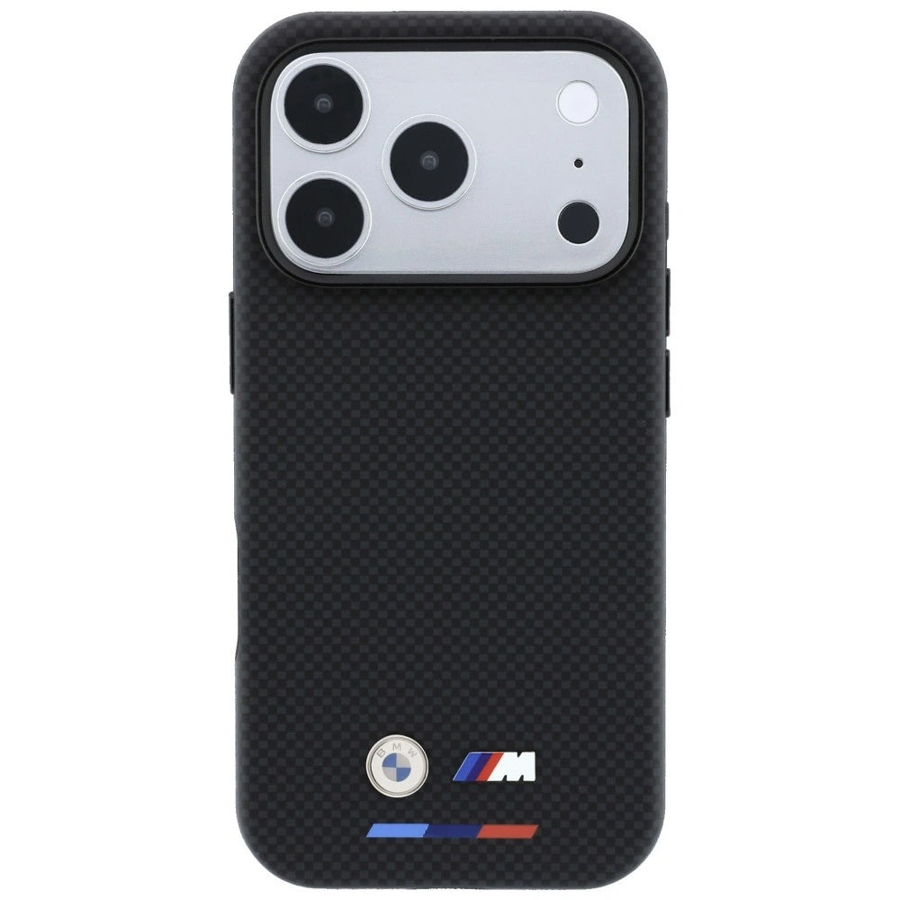 Etui BMW M Quadrille Kevlar na iPhone 17 Pro Max / 18 Pro Max - czarne – zdjęcie 3
