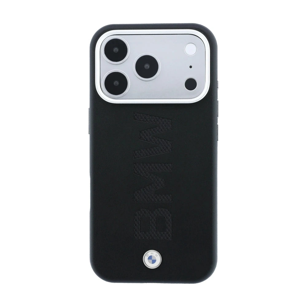 Etui BMW Sign Deboss MagSafe do iPhone 18 Pro Max – widok z tyłu