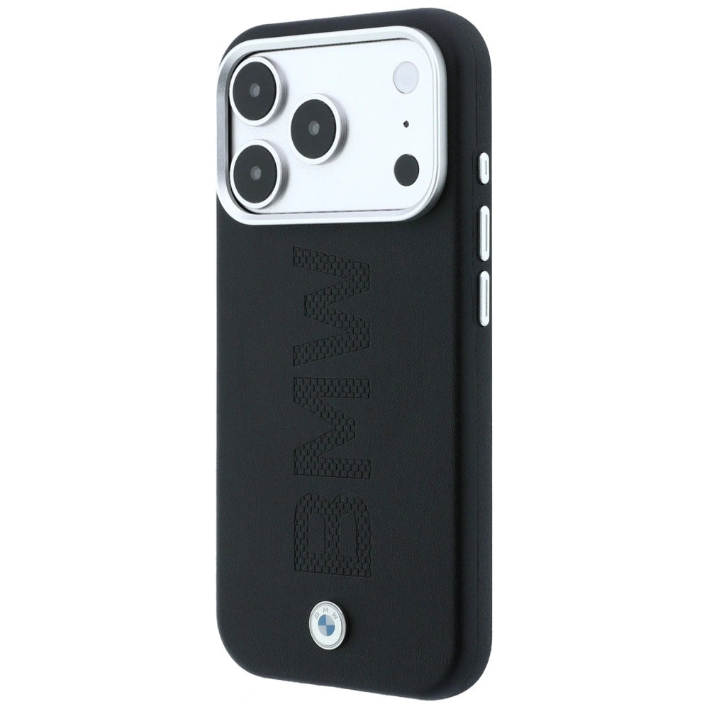 Etui BMW Sign Centered Deboss na iPhone 17 Pro Max / 18 Pro Max - czarne – zdjęcie 2