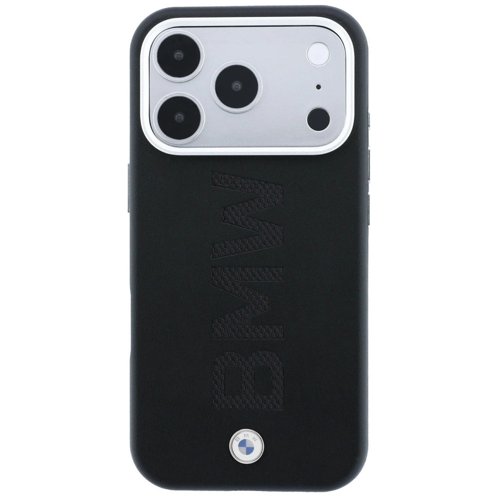 Etui BMW Sign Centered Deboss na iPhone 17 Pro Max / 18 Pro Max - czarne – zdjęcie 3