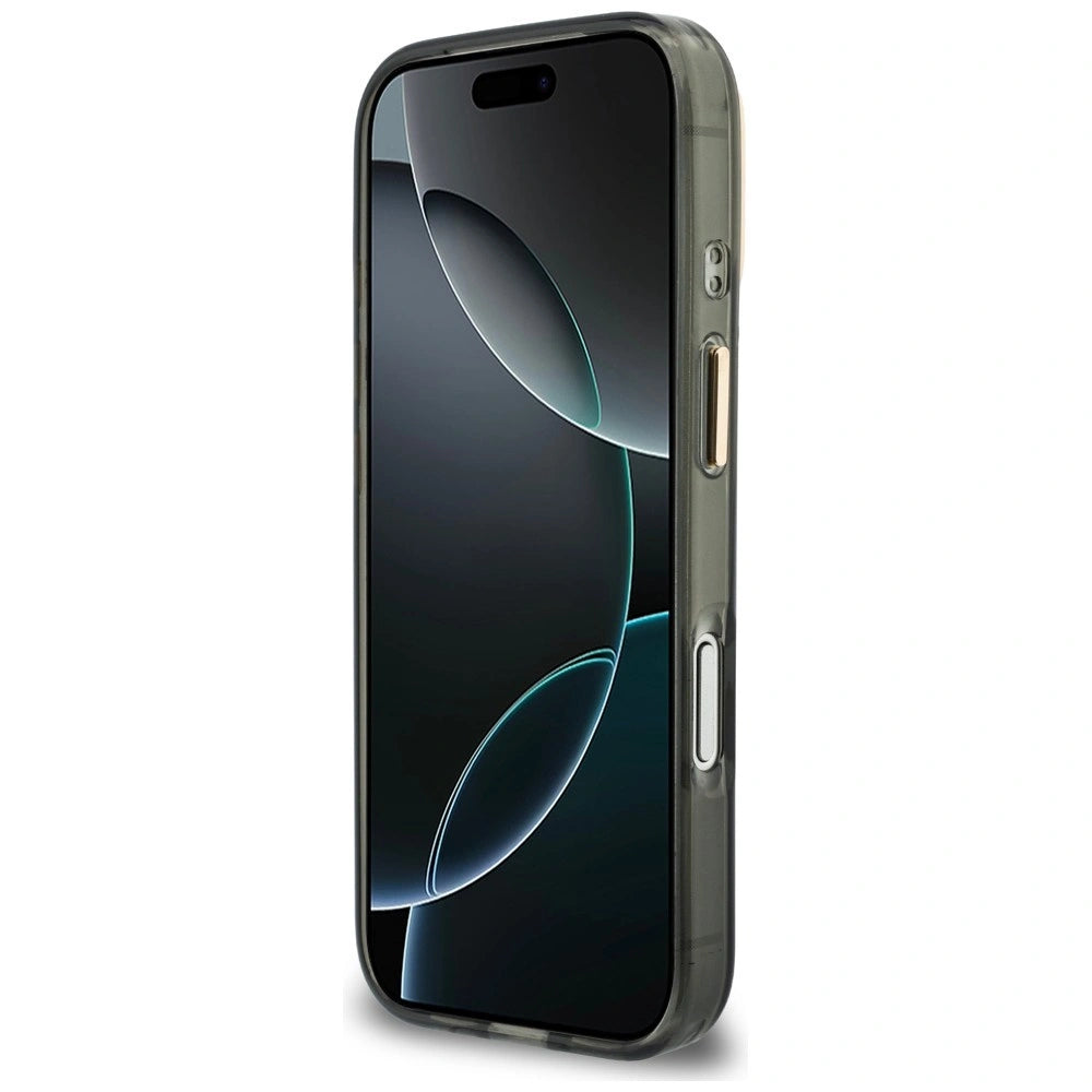 Etui Guess IML 4G Script Metal na iPhone 17 Pro / 18 Pro - czarne – zdjęcie 5