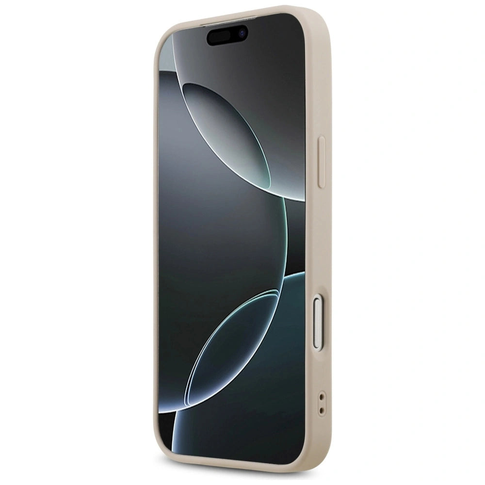 Etui Guess Leather 4G Triangle na iPhone 17 Pro Max / 18 Pro Max - różowe – zdjęcie 5