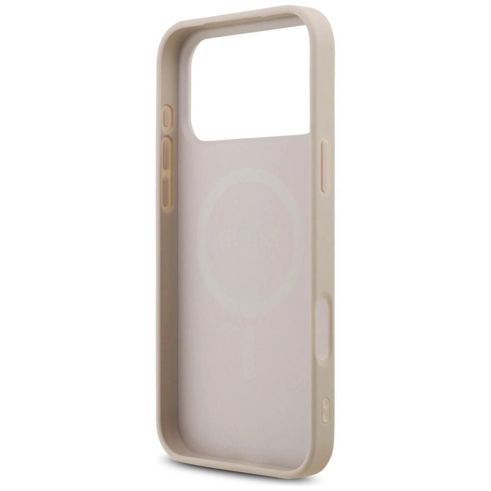 Etui Guess Leather 4G Triangle na iPhone 17 Pro Max / 18 Pro Max - różowe – zdjęcie 7