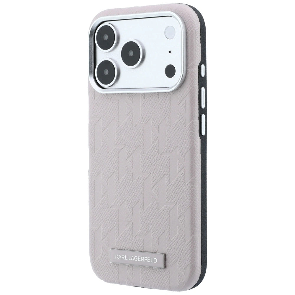 Etui Karl Lagerfeld Grained na iPhone 17 Pro Max / 18 Pro Max - różowe – zdjęcie 2