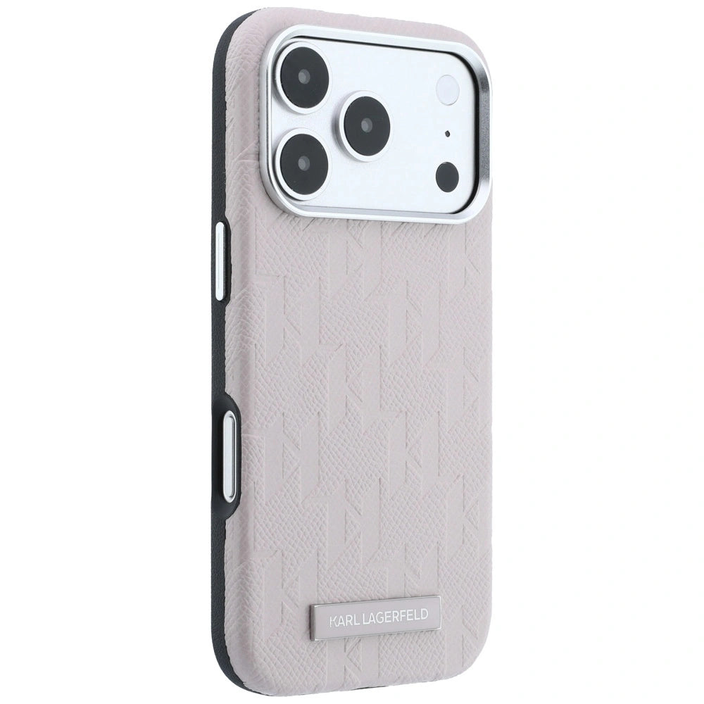 Etui Karl Lagerfeld Grained na iPhone 17 Pro Max / 18 Pro Max - różowe – zdjęcie 4