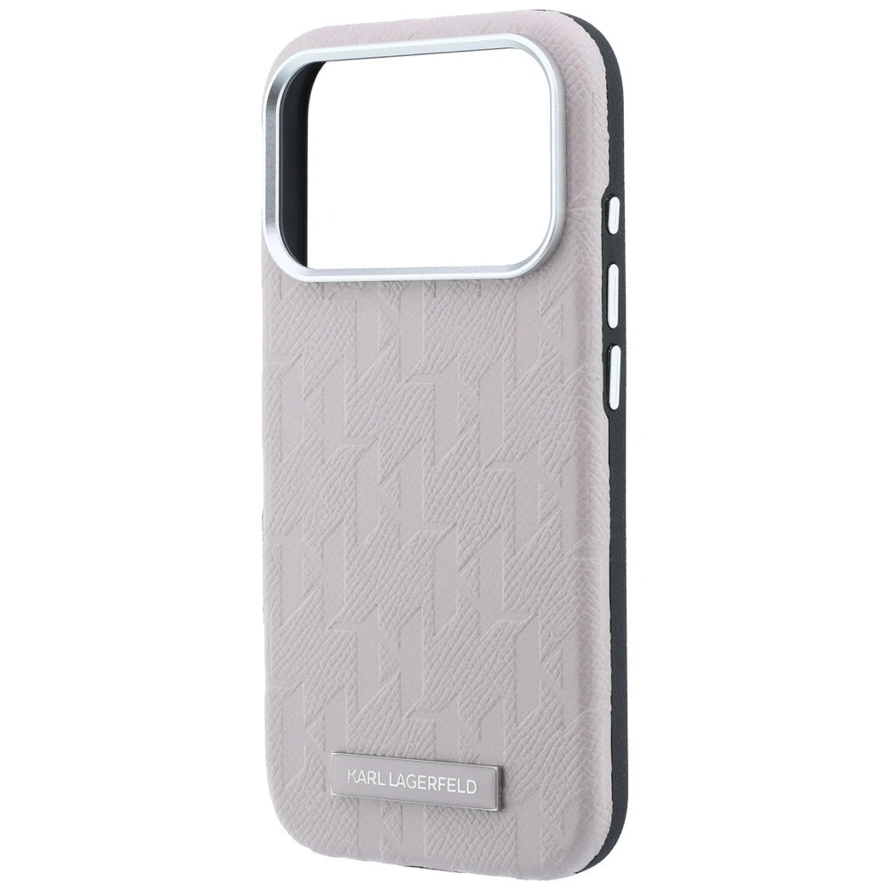 Etui Karl Lagerfeld Grained na iPhone 17 Pro Max / 18 Pro Max - różowe – zdjęcie 6