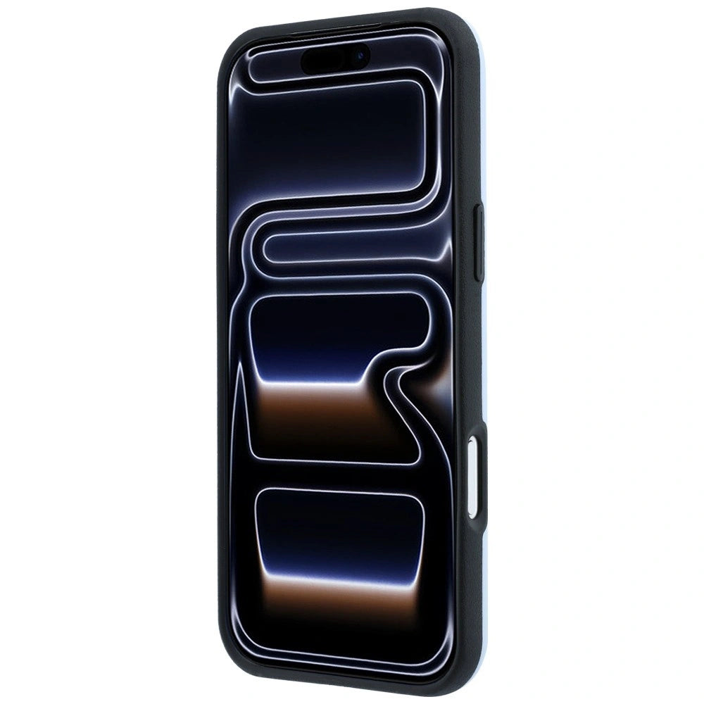 Etui Mercedes Leather 3D MagSafe na iPhone 18 Pro Max / 17 Pro Max - niebieske – zdjęcie 5