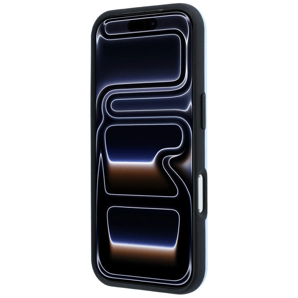 Etui Mercedes Leather Semi Wrap na iPhone 18 Pro / 17 Pro - niebieskie – zdjęcie 5