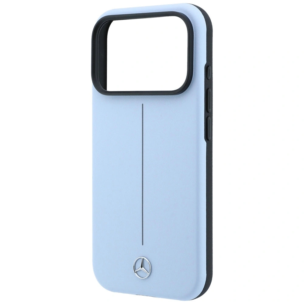 Etui Mercedes Leather Semi Wrap na iPhone 18 Pro / 17 Pro - niebieskie – zdjęcie 6