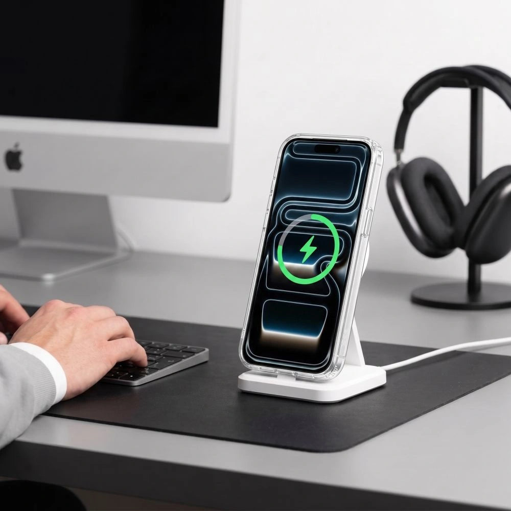 Etui Tech-Protect MagStand na iPhone 18 Pro / 17 Pro - przezroczyste – zdjęcie 8