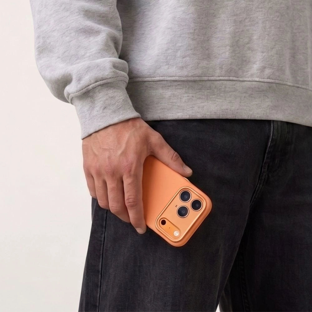 Etui Tech-Protect Uniq MagSafe CC na iPhone 18 Pro / 17 Pro - pomarańczowe – zdjęcie 6