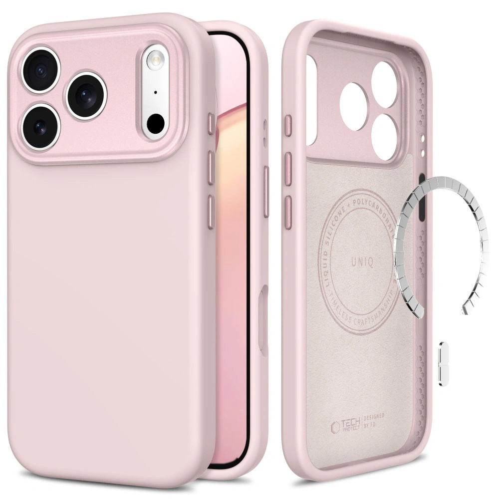 Etui Tech-Protect Uniq MagSafe na iPhone 18 Pro Max / 17 Pro Max - różowe