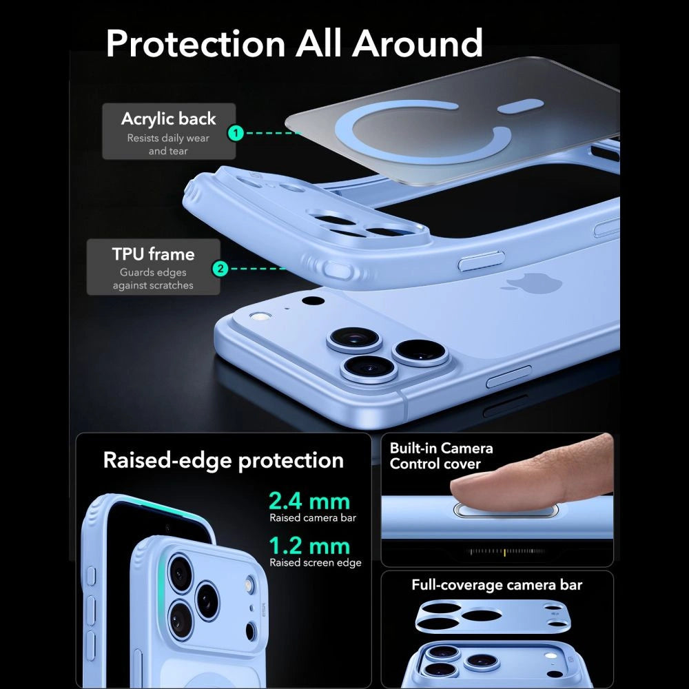 Etui ESR Classic na iPhone 18 Pro Max / 17 Pro Max - jasnoniebieskie – zdjęcie 4