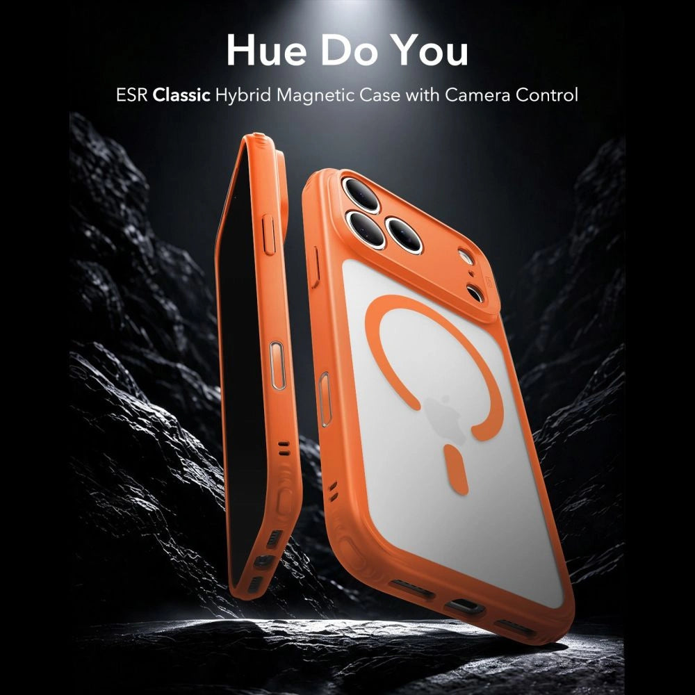 Etui ESR Classic Hybrid na iPhone 18 Pro Max / 17 Pro Max - pomarańczowe – zdjęcie 2