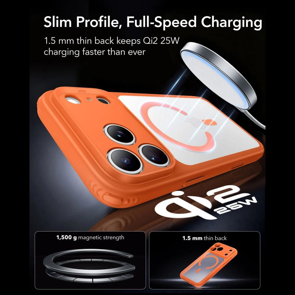 Etui ESR Classic Hybrid na iPhone 18 Pro Max / 17 Pro Max - pomarańczowe – zdjęcie 5
