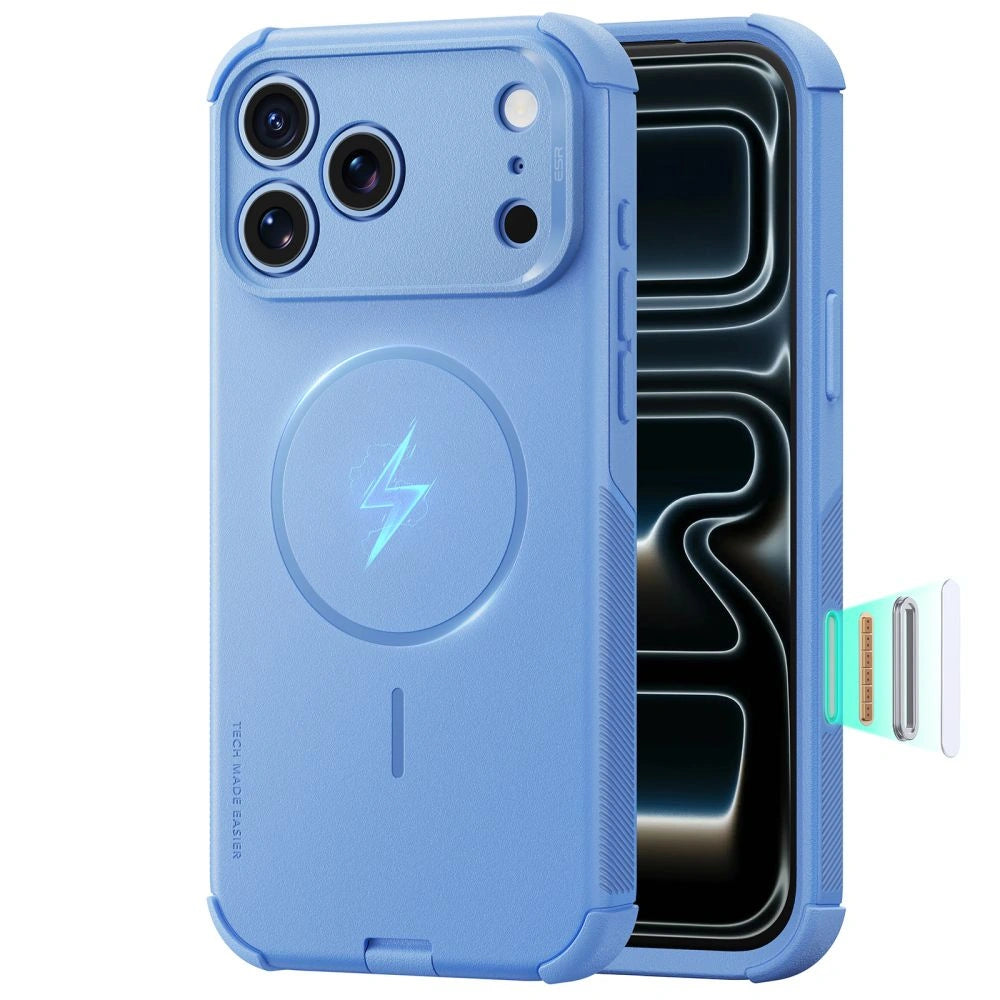 Etui ESR Cyber Tough na iPhone 18 Pro Max / 17 Pro Max - jasnoniebieskie