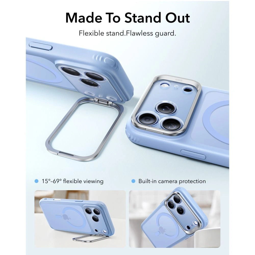 Etui ESR Classic Hybrid na iPhone 18 Pro / 17 Pro - jasnoniebieskie matowe – zdjęcie 3