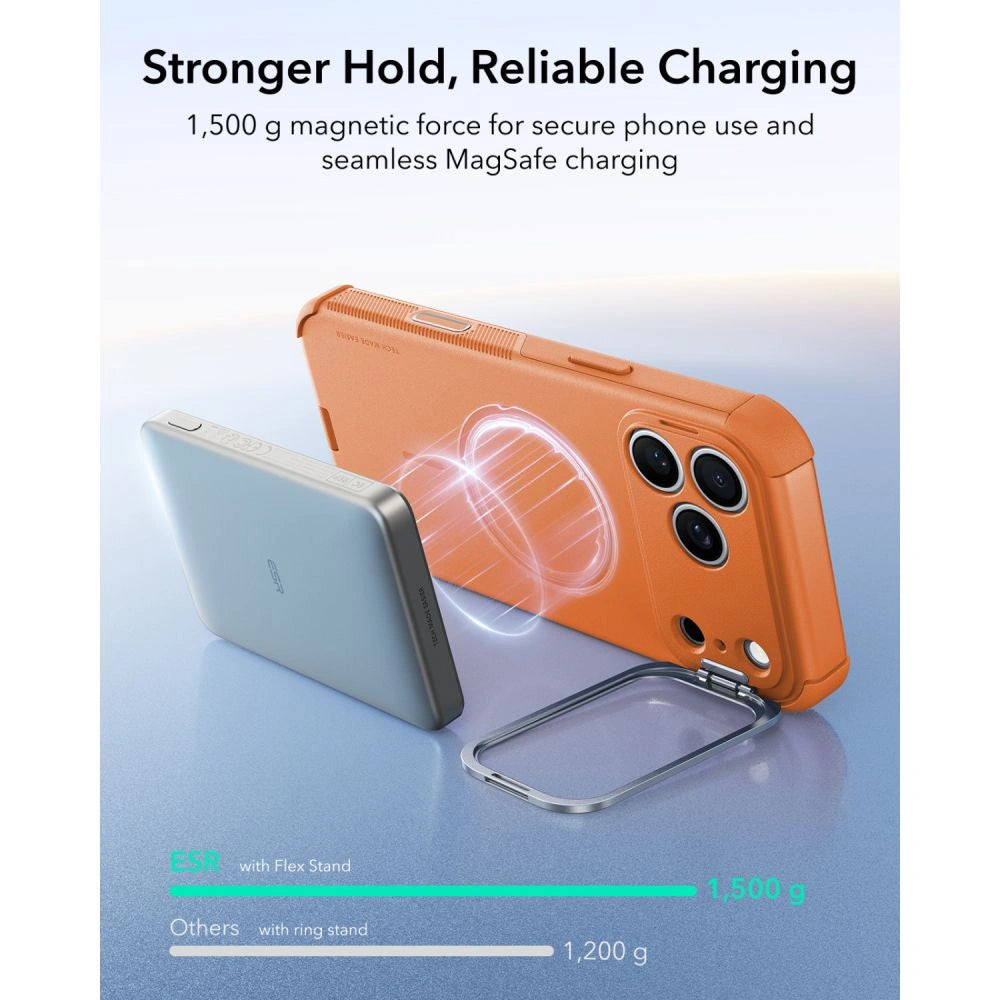 Etui ESR Cyber Tough Kickstand na iPhone 18 Pro / 17 Pro - pomarańczowe – zdjęcie 7