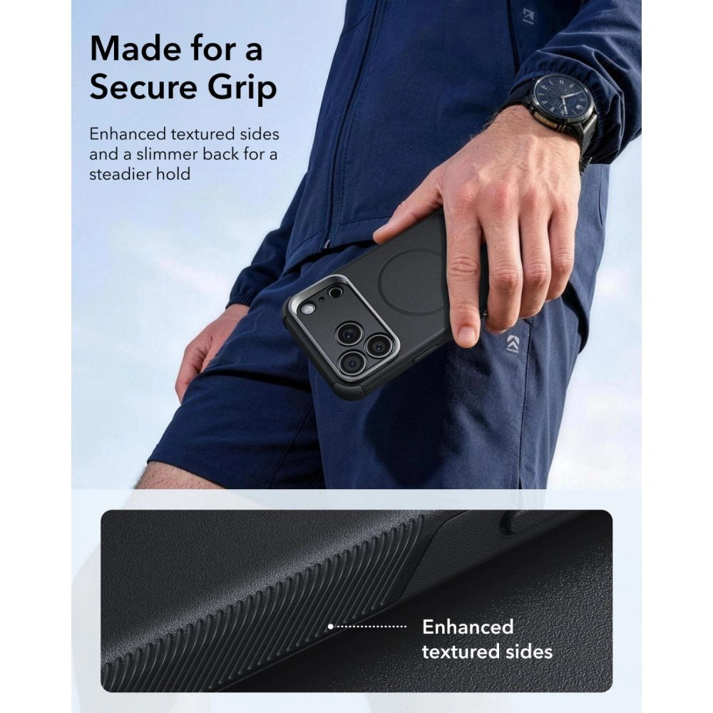 Etui ESR Cyber Tough Kickstand na iPhone 18 Pro Max / 17 Pro Max - czarne – zdjęcie 6