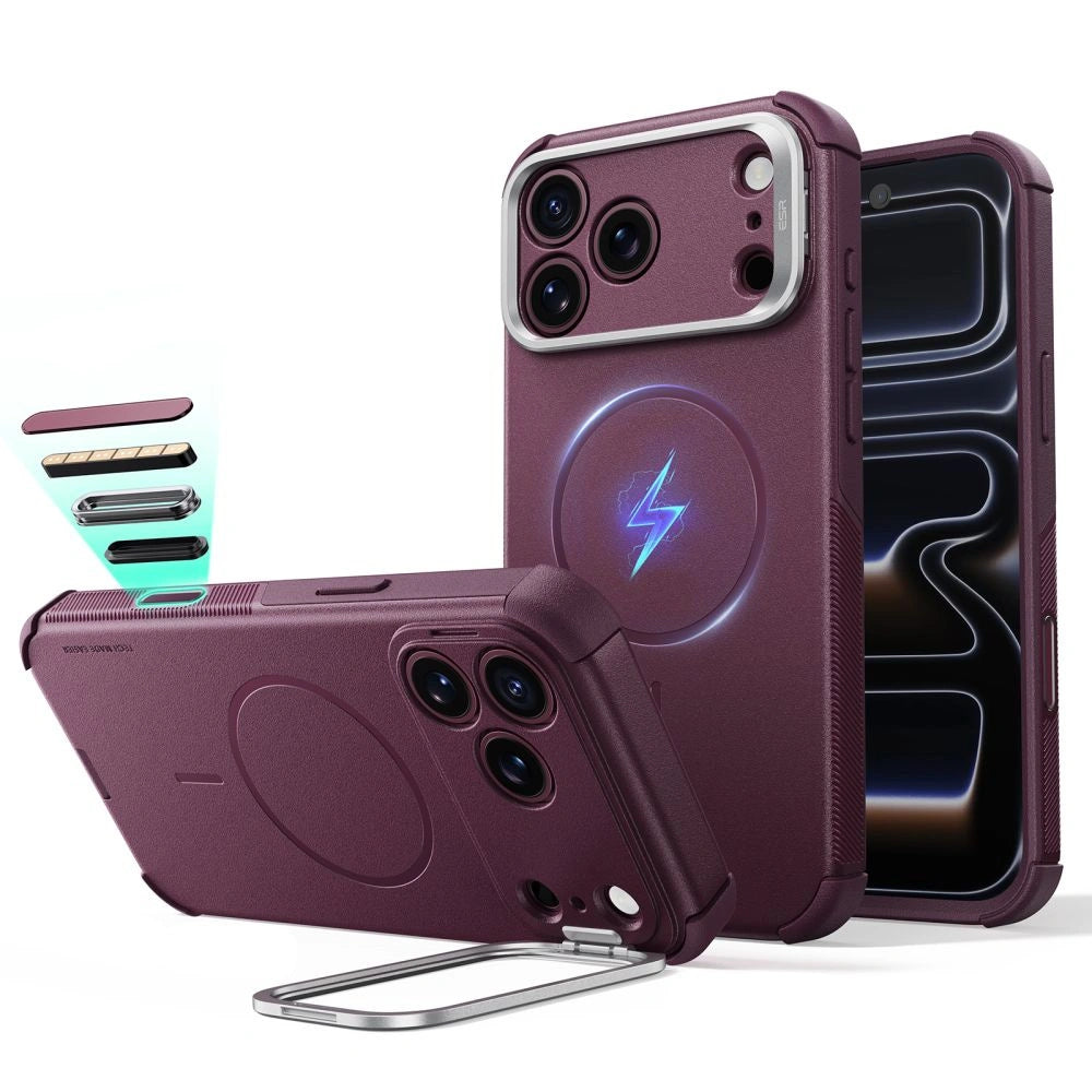 Etui ESR Cyber Tough na iPhone 18 Pro Max / 17 Pro Max - dark cherry