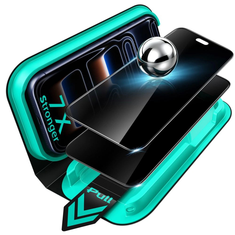 Szkło hartowane ESR UltraFit Armorite Privacy 2-Pack na iPhone 18 Pro Max – zdjęcie 2