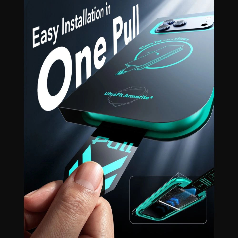 Szkło hartowane ESR UltraFit Armorite Privacy 2-Pack na iPhone 18 Pro Max – zdjęcie 6