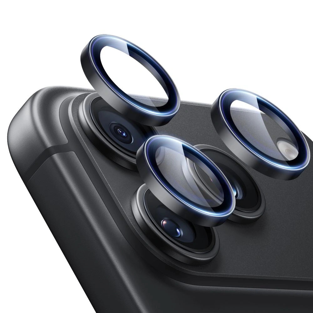 Szkło hartowane na aparat ESR na iPhone 18 Pro / 18 Pro Max - czarna
