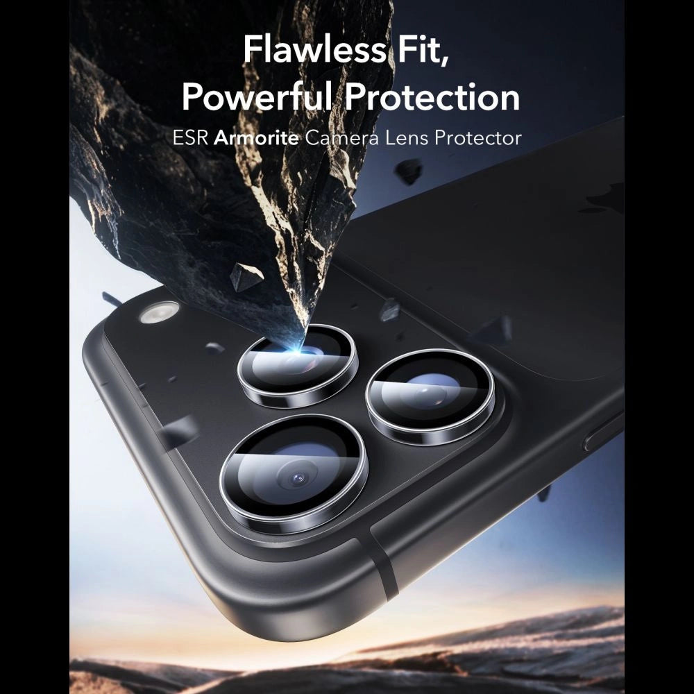 Szkło hartowane na aparat ESR na iPhone 18 Pro / 18 Pro Max - dark cherry – zdjęcie 2