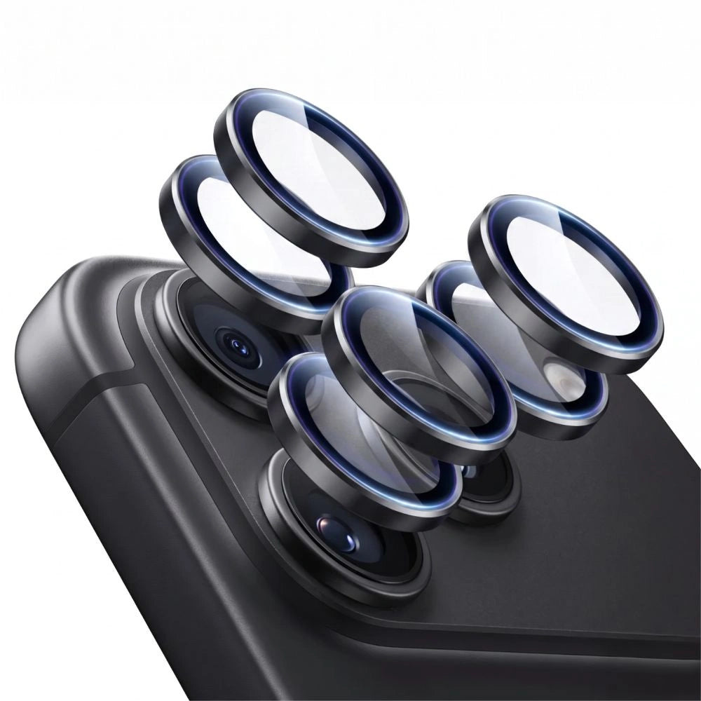 Szkło hartowane na aparat ESR na iPhone 18 Pro / 18 Pro Max - czarne